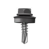 Кровельный саморез по дереву Daxmer 4,8x29 RAL 8022 (250 шт) сверло №1