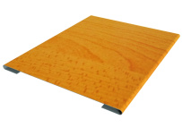 Планка стыковочная простая Grand Line с покрытием Print Elite 0,45 мм Honey Wood TwinColor