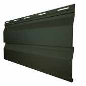 Металлический сайдинг Grand Line Корабельная доска RAL 7016 с покрытием Quarzit Pro Matt 0.5 мм