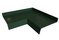 Угол отлива 150 внутренний Grand Line с покрытием GreenCoat Pural Matt 0,5 мм RR 11
