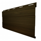 Металлический сайдинг с плёнкой Grand Line Вертикаль Prof Coffee Wood с покрытием Colority Print 0.45 мм