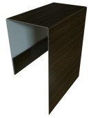 Планка П-образная Блок-Хаус new Grand Line с покрытием Print Elite 0,45 мм Coffee Wood TwinColor