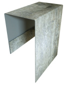 Планка П-образная Блок-Хаус new Grand Line с покрытием Print Elite 0,45 мм Nordic Wood TwinColor