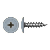 Саморез с прессшайбой по дереву 4,2x19 RAL 7045 (1000 шт)