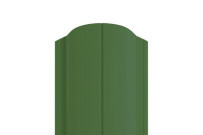 Штакетник фигурный Металл Профиль Ellipse-O 19x126 с покрытием NormanMP 0,5 мм RAL 6002