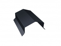 Парапетная крышка угольная 125 мм с покрытием Rooftop Matte 0.5 мм