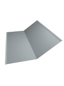Планка нижней ендовы 300x300 Grand Line с покрытием Satin 0,5 мм RAL 7004