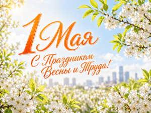 1 мая – с Праздником весны и труда 2026