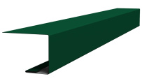 Планка завершающая для Кликфальц Pro Grand Line с покрытием Drap 0,45 мм RAL 6005