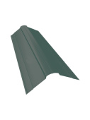 Планка фигурного конька 150x150 Grand Line с покрытием Полиэстер 0,45 мм RAL 6005