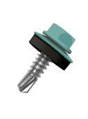 Кровельный саморез по металлу Daxmer 4,8x19 RAL 5018 (5000 шт) сверло №2
