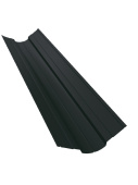 Фигурная планка верхней ендовы 100x100 Grand Line с покрытием Drap 0,45 мм RAL 7016