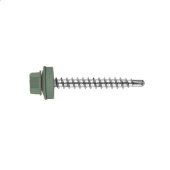 Кровельный саморез по дереву Daxmer 4,8x70 RAL 7011 (100 шт) сверло №1