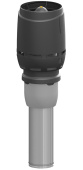 Вентиляционный выход Vilpe Flow 160C/ИЗ/400 Чёрный