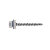 Кровельный саморез по дереву Daxmer 4,8x50 RAL 7015 (150 шт) сверло №1