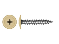 Саморез с прессшайбой по дереву 4,2x25 RAL 1001 (500 шт)