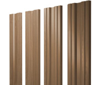Штакетник Grand Line Twin с покрытием Print Elite 0,45 мм Honey Wood TwinColor