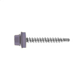 Кровельный саморез по дереву Daxmer 4,8x50 RAL 4005 (150 шт) сверло №1