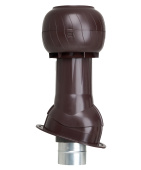 Комплект вентиляции Gervent Static ИЗ 125/160 мм для фальца и гибкой черепицы Коричневый