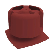 Основание для шахты Krovent Base-VT 270x270 мм с колпаком Hupcap 270 Красный