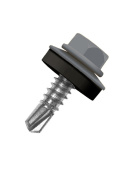 Кровельный саморез по металлу Daxmer 4,8x19 RAL 7024 (250 шт) сверло №2