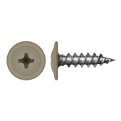 Саморез с прессшайбой по дереву 4,2x19 RAL 7006 (1000 шт)