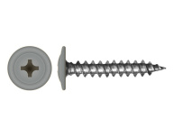 Саморез с прессшайбой по дереву 4,2x25 RAL 7037 (500 шт)