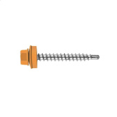 Кровельный саморез по дереву Daxmer 4,8x70 RAL 1018 (100 шт) сверло №1