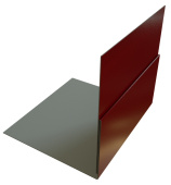 Планка приёмная оконная Grand Line с покрытием GreenCoat Pural Matt 0,5 мм RR 29