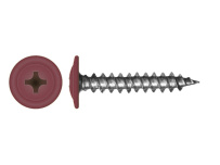 Саморез с прессшайбой по дереву 4,2x25 RAL 3005 (500 шт)