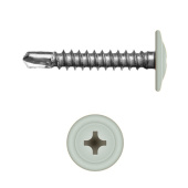 Саморез с прессшайбой по металлу 4,2x25 RAL 9003 (500 шт)