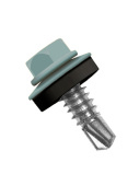 Кровельный саморез по металлу Daxmer 5,5x25 RAL 6033 (250 шт) сверло №3