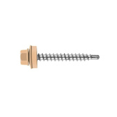 Кровельный саморез по дереву Daxmer 4,8x50 RAL 1013 (150 шт) сверло №1