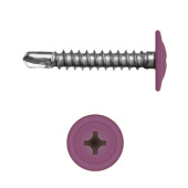Саморез с прессшайбой по металлу 4,2x25 RAL 4006 (500 шт)