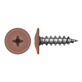 Саморез с прессшайбой по дереву 4,2x19 RAL 2001 (1000 шт)