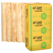 Минеральная вата Isover Тёплый дом Плита 50 мм