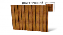 Профлист С8-1150 (A) с покрытием Print Elite двусторонний 0.45 мм Golden Wood (под дерево)