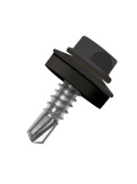 Кровельный саморез по металлу Daxmer 4,8x19 RAL 8022 (400 шт) сверло №2