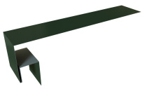 Планка околооконная сложная 200x50x18 (j-фаска) Grand Line с покрытием GreenCoat Pural Matt 0,5 мм RR 11