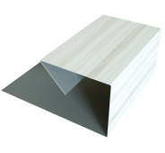 Планка П-образная завершающая сложная 20x30 Grand Line с покрытием Print Elite 0,45 мм White Wood TwinColor
