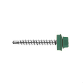 Кровельный саморез по дереву Daxmer 4,8x35 RAL 6029 (250 шт) сверло №1