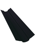 Фигурная планка верхней ендовы 100x100 Grand Line с покрытием Drap 0,45 мм RAL 9005
