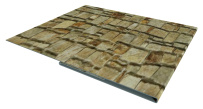 Планка финишная 48x25 Grand Line с покрытием Print Elite 0,45 мм Fine Stone TwinColor