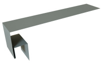 Планка околооконная сложная 200x50x18 (j-фаска) Grand Line с покрытием GreenCoat Pural Matt 0,5 мм RR2Н3