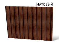 Профнастил С8-1150 0,5 мм под дерево матовый Cherry wood