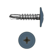 Саморез с прессшайбой по металлу 4,2x16 RAL 5001 (1000 шт)