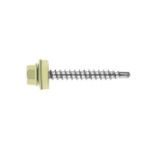 Кровельный саморез по дереву Daxmer 4,8x50 RAL 7013 (150 шт) сверло №1