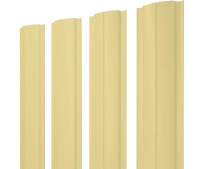 Штакетник Grand Line Полукруглый Slim с покрытием Satin 0,5 мм RAL 1015