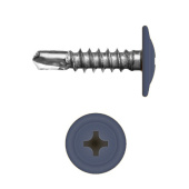 Саморез с прессшайбой по металлу 4,2x16 RAL 5003 (1000 шт)