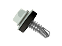 Кровельный саморез по металлу Daxmer 5,5x19 RAL 9006 (250 шт) сверло №3